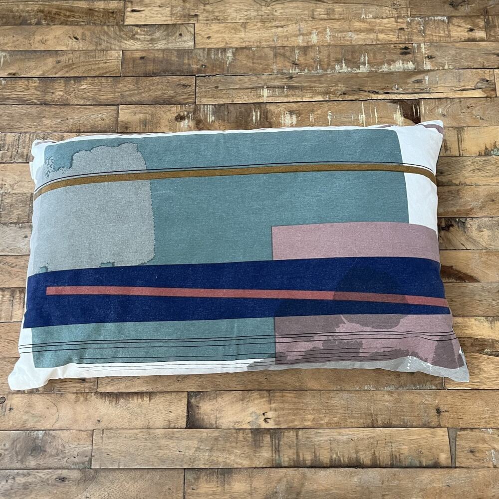 Ferm Living Boho Decorative Pillow Organic Cotton 21" x 12"